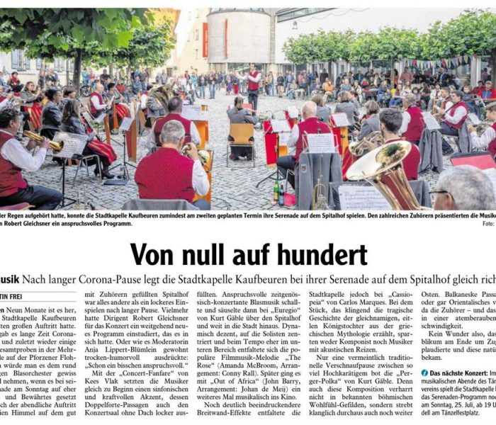 Allgäuer Zeitung - 20. Juli 2021